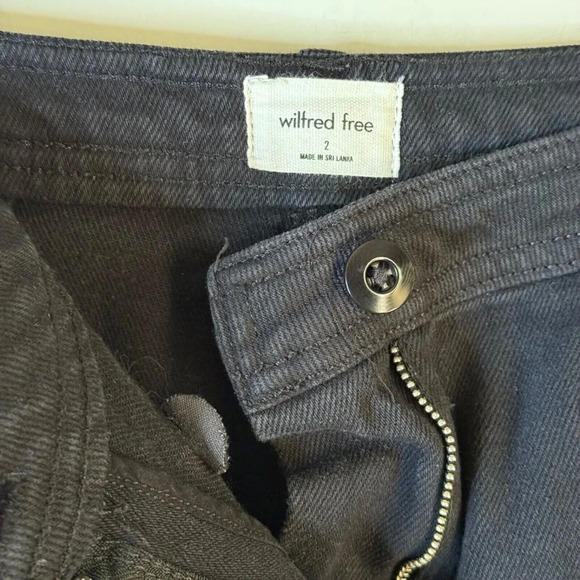 Aritzia Wilfred Free Modern Utility Pant Women's Size 2 in Black - Picture 7 of 8